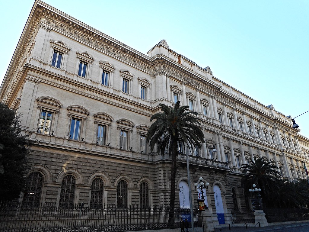 Banca d'Italia Palace in Rome